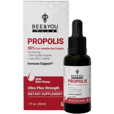 Bee&You Propolisový extrakt 50 % s raw medem 30 ml – Hledejceny.cz
