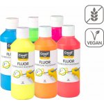 Creall Fluor sada temperových barev 6 ks 250 ml mix neon barev – Zboží Mobilmania
