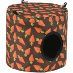 O'lala Pets Závěsný domeček pro hlodavce vzor mrkev 20 x 20 cm – Hledejceny.cz