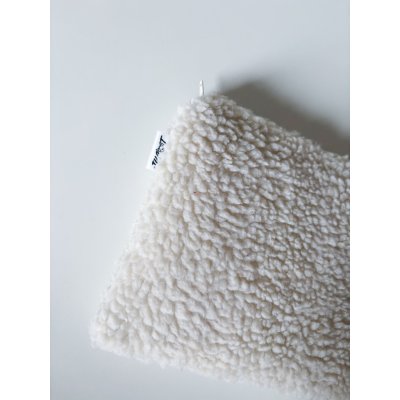 Jilcat kosmetická taštička Sherpa beránek krémová – Sleviste.cz