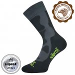 VoXX Silné termo ponožky ETREX s merino vlnou a se stříbrem tmavě šedá – Hledejceny.cz