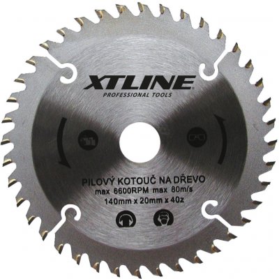 Xtline TCT25080 Kotouč pilový na dřevo 250x30/80 zubů – Zboží Dáma