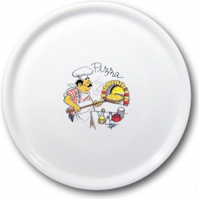 Saturnia Pizza talíř porcelánový 33 cm dekor X2243 – Zboží Mobilmania