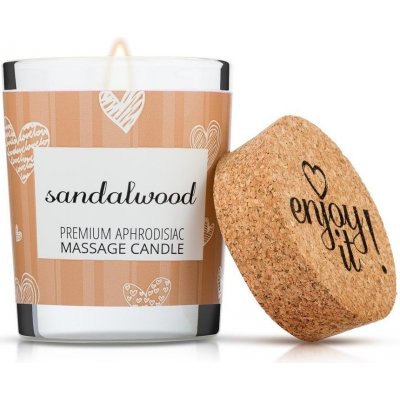 Enjoy it! Masážní svíčka Sandalwood 70 ml – Hledejceny.cz