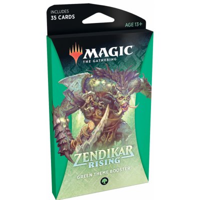 Wizards of the Coast Magic The Gathering Zendikar Rising Theme Booster Green – Hledejceny.cz