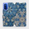 Pouzdro a kryt na mobilní telefon Motorola Mobiwear Motorola Moto G51 5G - V108P Modré mandala květy