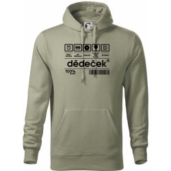 Čárový kód dědeček Cape s kapucí Light khaki