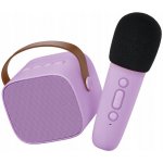 Lalarma Bezdrátový Karaoke set pro děti mikrofon reproduktor fialová barva – Hledejceny.cz