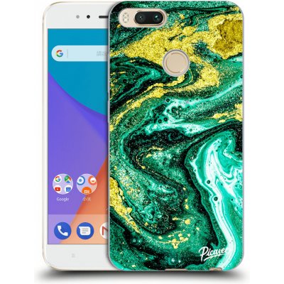 Pouzdro Picasee silikonové Xiaomi Mi A1 Global - Green Gold čiré – Zbozi.Blesk.cz