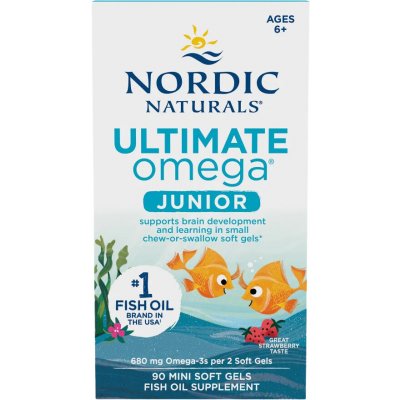 Nordic Naturals Ultimate Omega Junior Omega pro děti 680 mg 90 mini softgel kapslí – Hledejceny.cz
