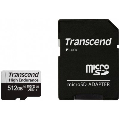 Transcend microSDXC UHS-I U1 512 GB TS512GUSD350V – Zboží Mobilmania