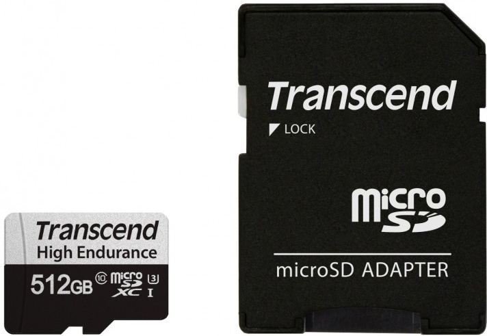 Transcend microSDXC UHS-I U1 512 GB TS512GUSD350V