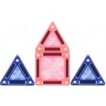 Cleverclixx Magnetická stavebnice mini - cestovní PASTEL (28 ks) – Sleviste.cz