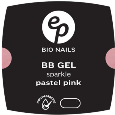BIO nails FIBER SPARKLE PASTEL PINK jednofázový hypoalergenní gel 30 ml