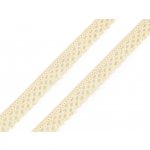 Bavlněná krajka paličkovaná šíře 12 mm Varianta: 2 vanilková, Balení: 5 m – Zboží Dáma