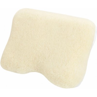 Woolee Oboustranný paměťový polštář proti chrápání s ovčí vlnou a chladivou stranou 54x40x11 – Zboží Mobilmania