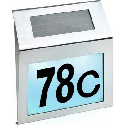Verk 01504 Solární osvětlení domovního čísla 18 × 20 cm – Zboží Mobilmania