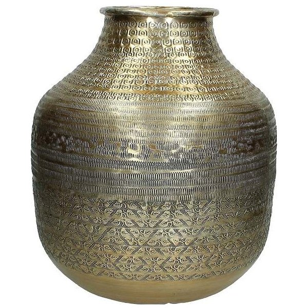 KERSTEN - Váza, ručně tepaná, kov, zlatá, 39x33x33cm od 2 949 Kč -  Heureka.cz