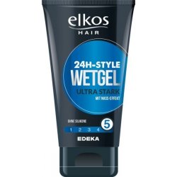 Elkos Wet Gel na vlasy ultra silný s efektem mokrých vlasů 150 ml
