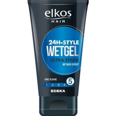 Elkos Wet Gel na vlasy ultra silný s efektem mokrých vlasů 150 ml – Zboží Mobilmania
