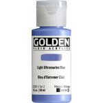 Golden Fluid akrylová barva 2366 light ultramarine blue 30 ml – Sleviste.cz