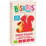 BISkids BIO měkké dětské sušenky s jahodovým pyré bez přidaného cukru 33% ovoce 120 g – Zboží Dáma