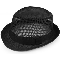 Letní klobouk / slamák unisex 13 černá