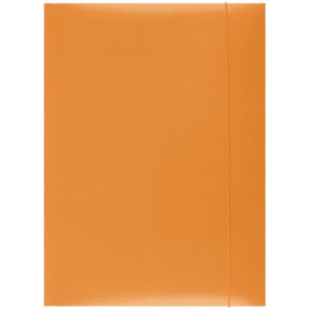 OFFICE products A4 Desky papírové s gumičkou oranžové