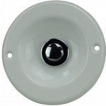 64145 Miskové tlačítko KS 2077 WS SI, chrom - bílá – Zboží Živě