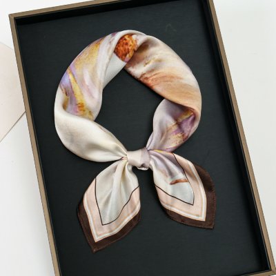 Hedvábný šátek Velký květ – Zbozi.Blesk.cz