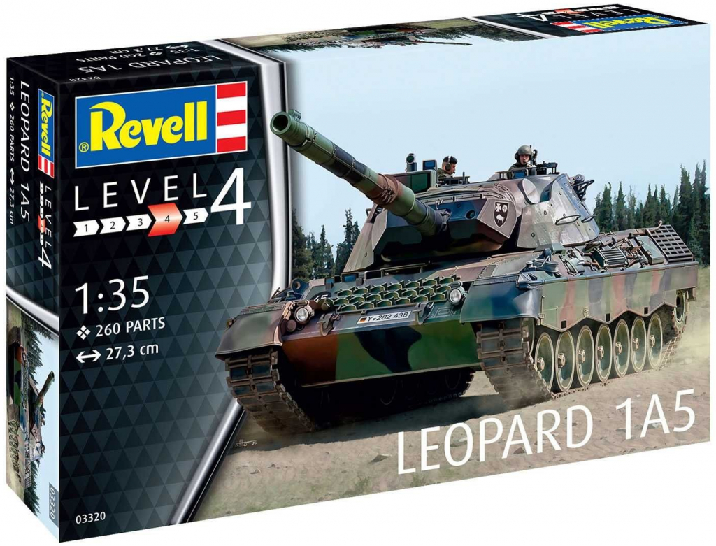 Revell Plastic ModelKit tank 03320 Leopard 1A5 1:35