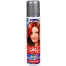 1-day Color barevný spray na vlasy červená 50 ml