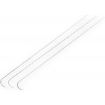 Jehly na korálky zahnuté Varianta: nikl, Balení: 3 ks – Zboží Dáma