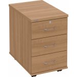 Hobis K 33 Z N 3 zásuvky napříč 60 cm višeň – Hledejceny.cz