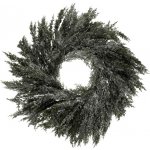 Autronic Věnec z túje - umělý, pr. 70 cm zelený, ojíněný VED013 Zelená, Plast – Hledejceny.cz