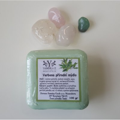 Yasminka přírodní mýdlo verbena 100 g