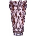 Skleněná váza Bohemia Samba pink 30 cm – Sleviste.cz