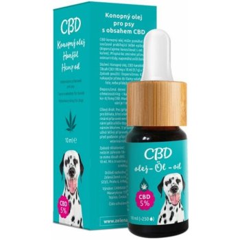 Zelená Země CBD olej pro zvířata 5% 10 ml