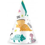 Čepičky papírové dinosaurus 6 ks – Zboží Dáma
