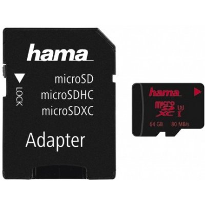 Hama microSDXC 64GB 13115 – Zbozi.Blesk.cz