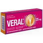 VERAL POR 25MG TBL ENT 30 – Zboží Dáma