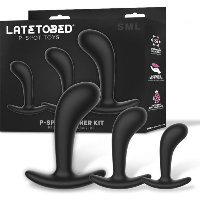 LateToBed P Spot Trainer Kit Prostatic Massagers Black