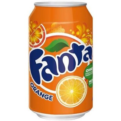 Fanta Orange plech 24 x 330 ml – Zboží Mobilmania