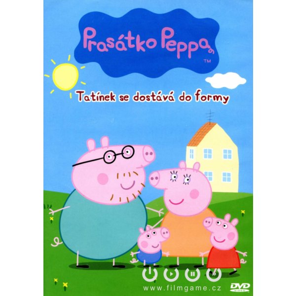 Film PRASÁTKO PEPPA - TATÍNEK SE DOSTÁVÁ DO FORMY DVD