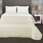 Forbyt přehoz na postel Oboustranný Glamour smetanový 140 x 220 cm – Hledejceny.cz