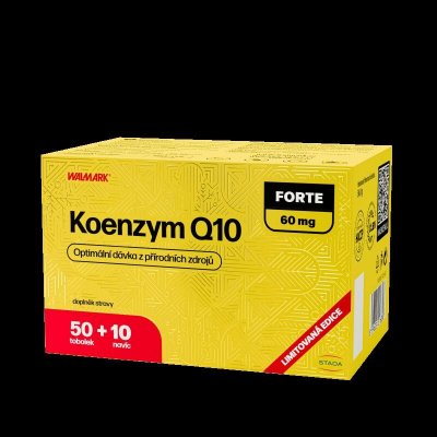 Walmark Koenzym Q10 Forte 60 mg 50+10 tablet Promo2025 – Hledejceny.cz