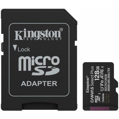 Kingston 128GB microSDXC Canvas Plus SDCS3/128GB – Sleviste.cz