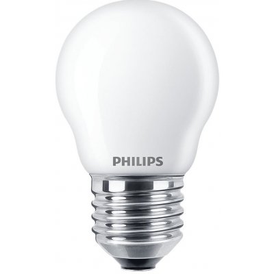 Philips LED žárovka LED E27 P45 4,3W = 40W 470lm 2700K Teplá bílá – Zboží Mobilmania
