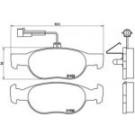 BREMBO sada brzdových destiček, kotoučová brzda P 23 113 – Sleviste.cz