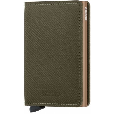 Secrid Slimwallet Saffiano Olive – Zboží Živě